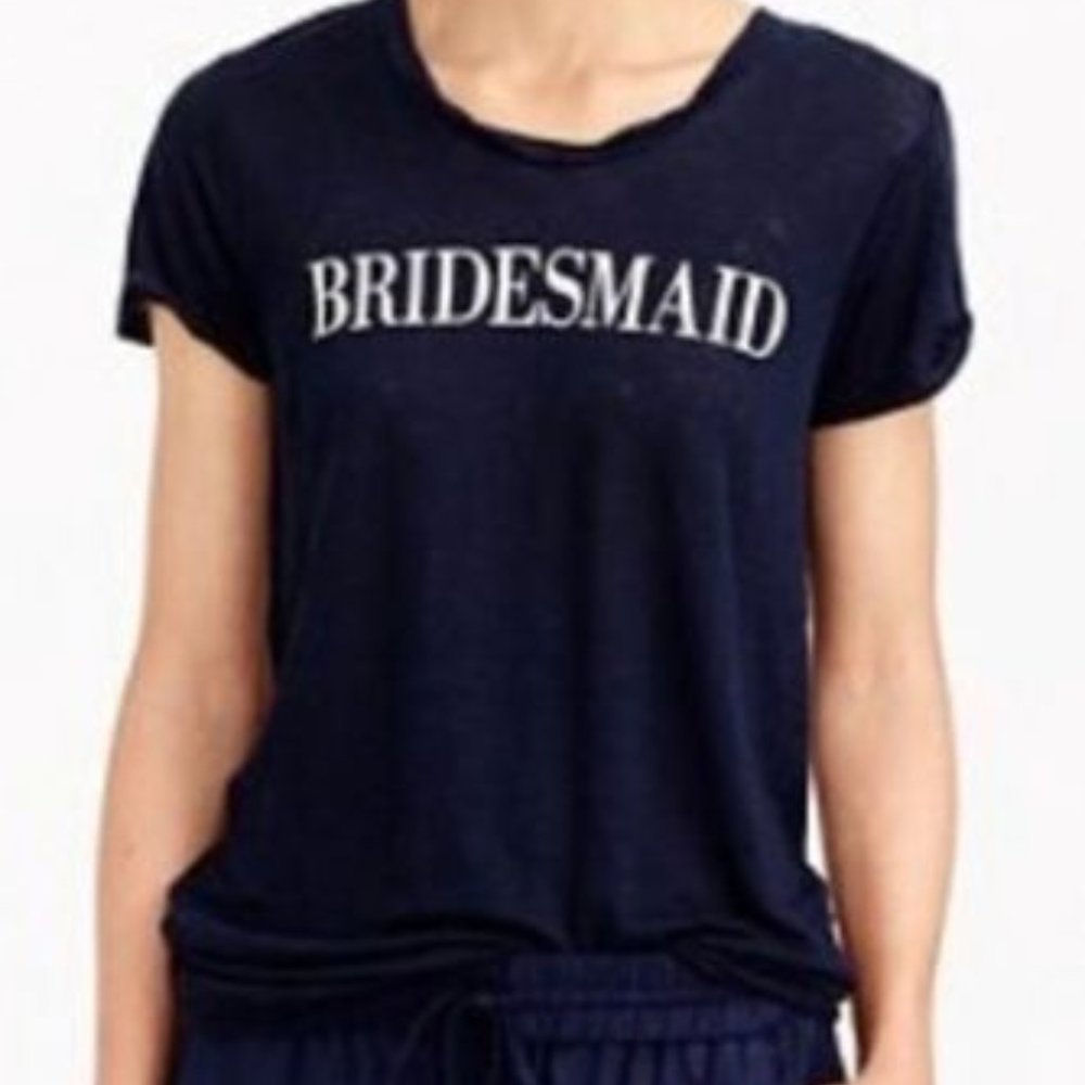 J.Crew Bridesmaid Tee Shirt EUC